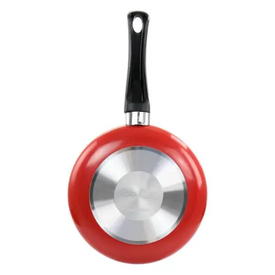 Oster Luneta 9.5" Red Aluminum Nonstick Frying Pan {6}