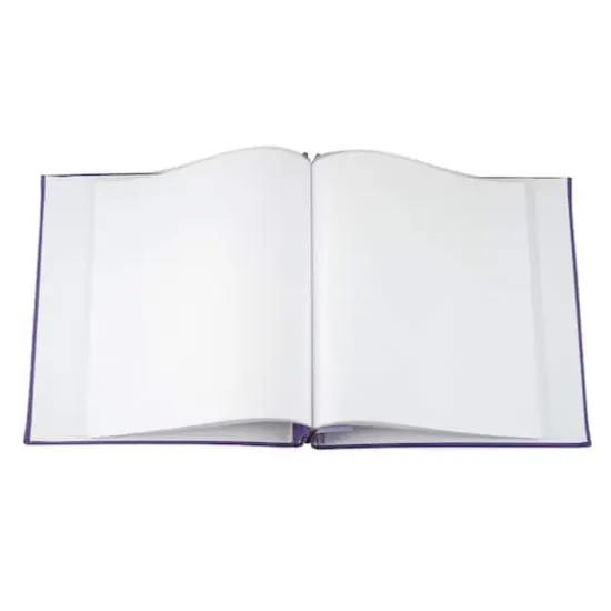 8.5" x 11" Faux Leather Scrapbook Album by Recollections&trade; Purple {3}