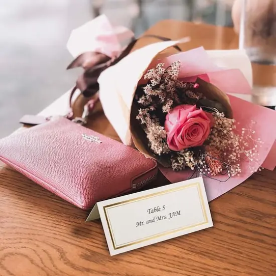 JAM Paper Double Metallic Border Fold-Over Wedding Table Place Cards, 100ct. Ivory with Gold Double Border {4}