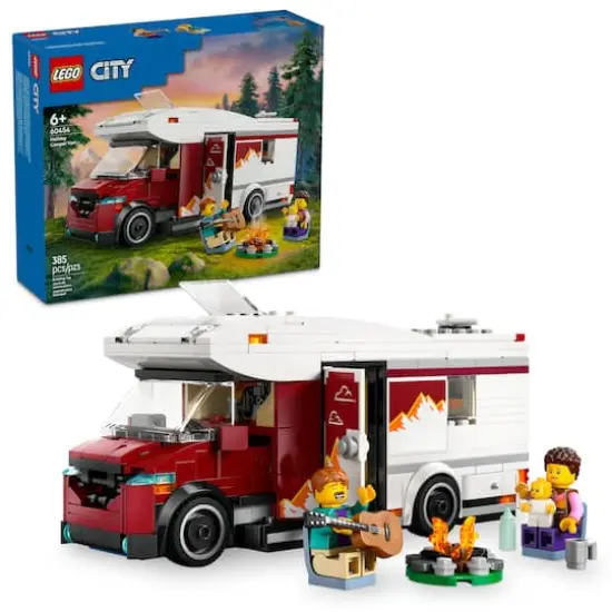 LEGO&reg; City Holiday Adventure Camper Van Toy Vehicle Set 60454 {1}