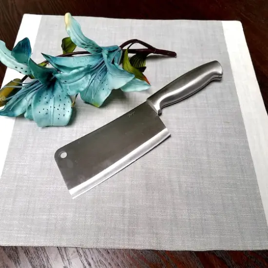 Oster Baldwyn 6.25" Stainless Steel Cleaver Knife {4}