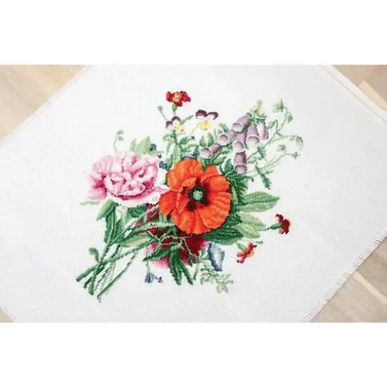Luca-S Bouquet of Flowers Counted Cross Stitch Kit {3}