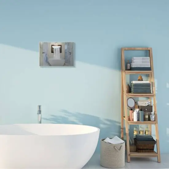 Stupell Industries Bathtub Waterfall Abstract Photograph Wall Plaque {3}