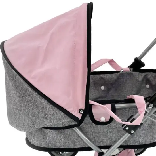 Bambolina Doll Pram with Adjustable Canopy {3}