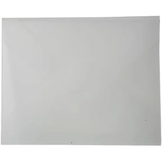 JAM Paper Clear Frost Letter Booklet Plastic Portfolio with Tuck Flap Closure 9.5" x 12.375" {1}