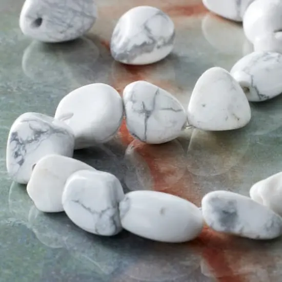 White Howlite Potato Beads by Bead Landing&trade; {3}