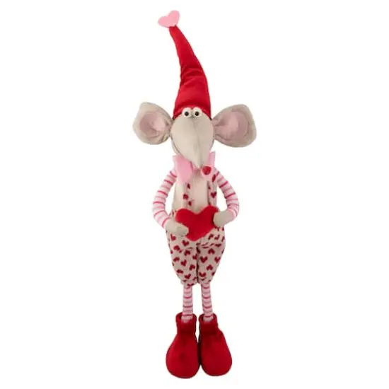21" Standing Plush Boy Mouse Valentine's Day Figure {1}