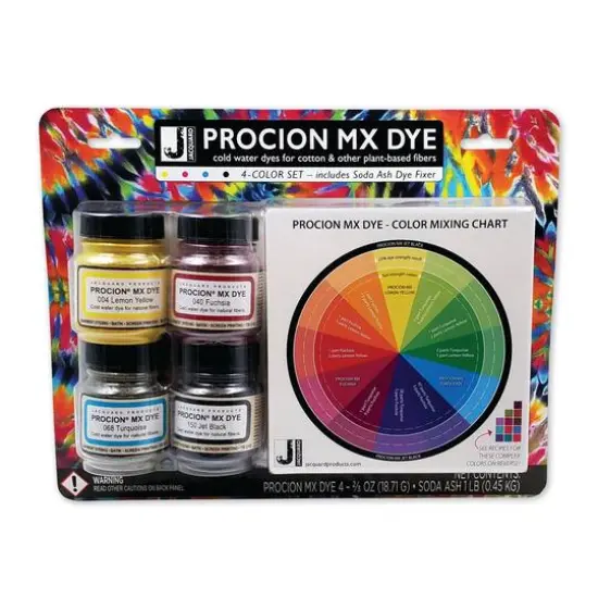 Jacquard Procion&reg; 4-Color Mx Dye Set with Soda Ash {3}