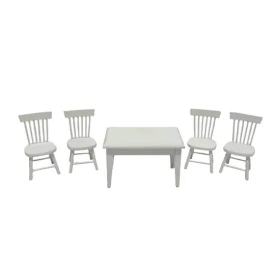 Miniature White Dining Table Set by Make Market&reg; {1}