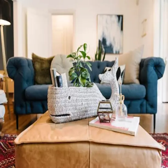 Hello Honey&reg; 24" Bankuan Rope Whale Box with Lid {3}