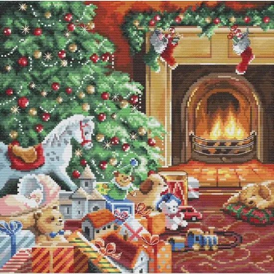 Letistitch Cozy Christmas Counted Cross Stitch Kit {1}