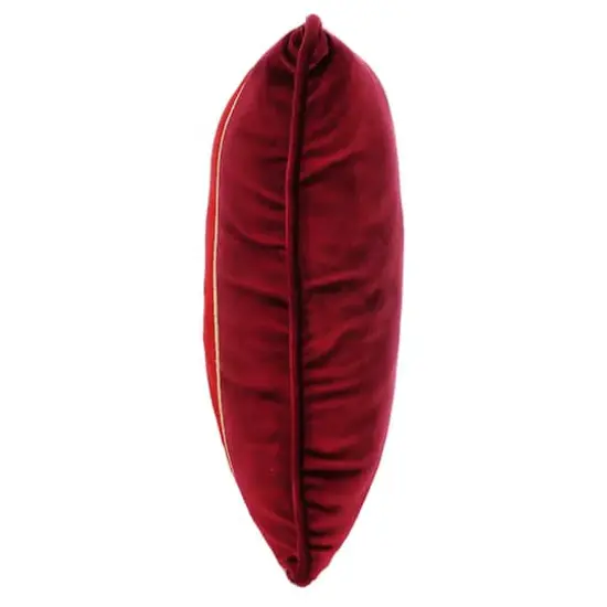 16" x 16" Burgundy & Gold Christmas Tree Throw Pillow by Ashland&reg; {3}