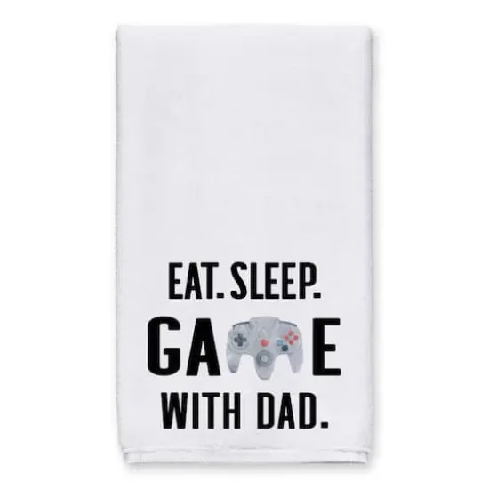 Game with Dad Tea Towel Set {3}