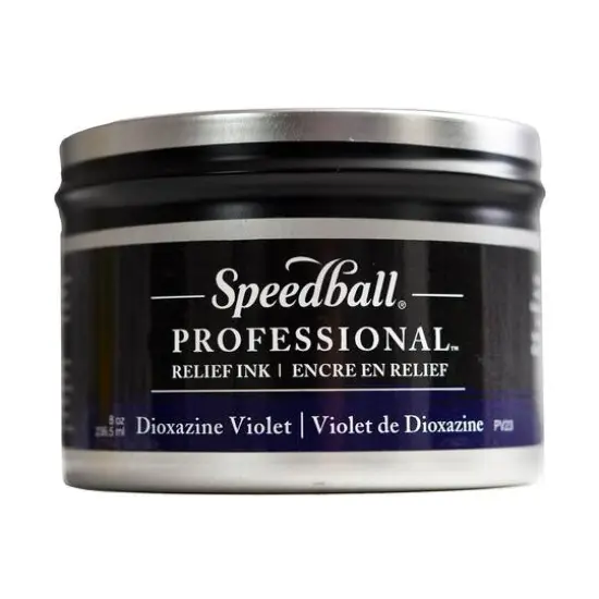 Speedball&reg; Professional&trade; Relief Ink, 8oz. Dioxazine Violet {1}