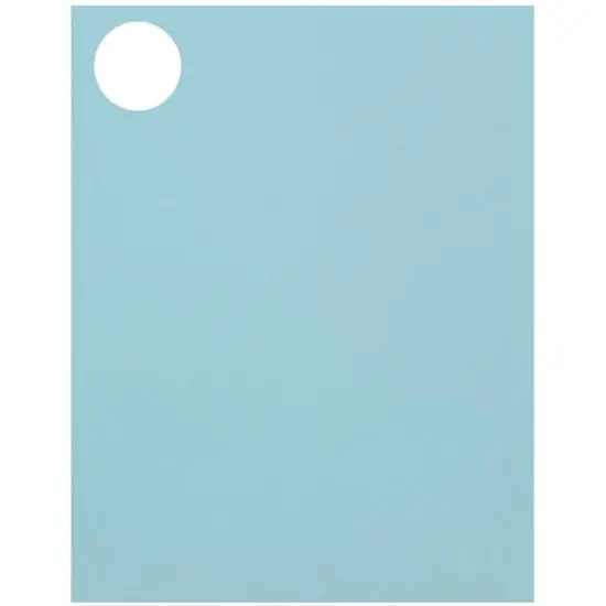 JAM Paper Circular Seal & Rectangular Mailing Address Label Combo Set Baby Blue {7}