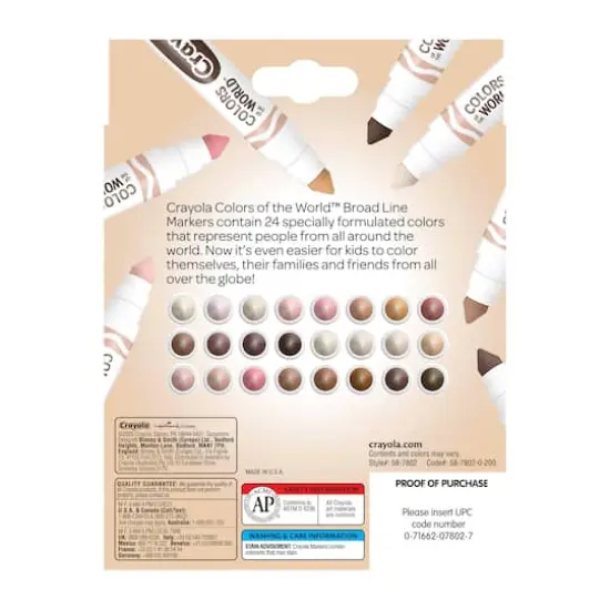 Crayola&reg; Colors of The World&trade; Marker Set, 24ct. {3}