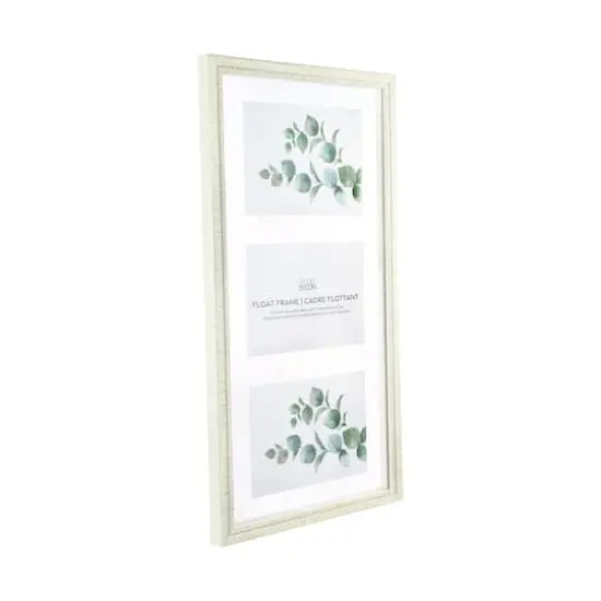 10" x 20" White Wooden Alexandria Float Frame by Studio D&eacute;cor&reg; {5}