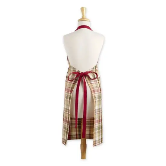 DII&reg; Give Thanks Plaid Chef Apron {3}