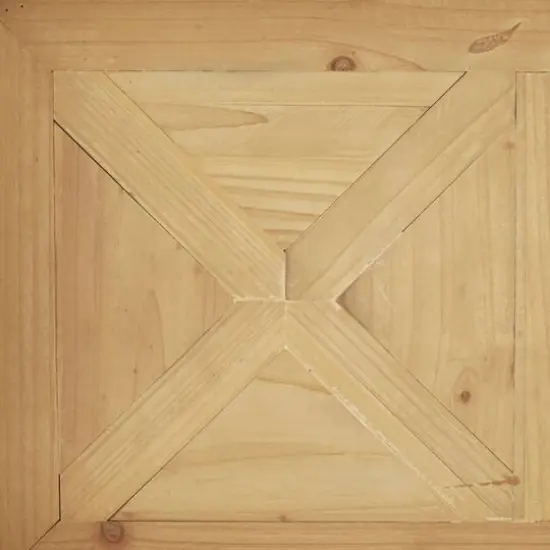 Natural Brown Wood Contemporary Tray {4}