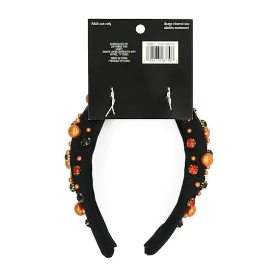 Orange & Black Jack-o'-Lantern Headband by Celebrate It&trade; {5}