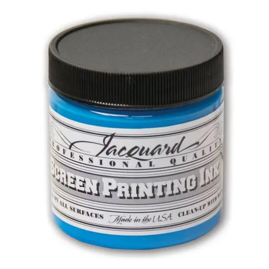Jacquard Professional Screen Printing Ink, 4oz. Sky Blue {1}