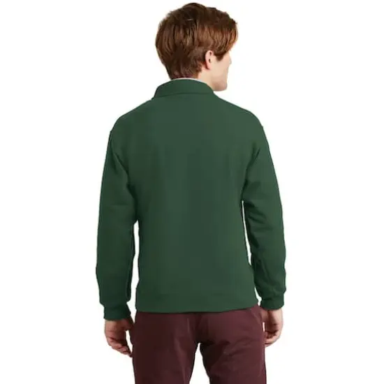 JERZEES® Super Sweats® NuBlend® 1/4 Zip Cadet Collar Sweatshirt Forest Green {6}