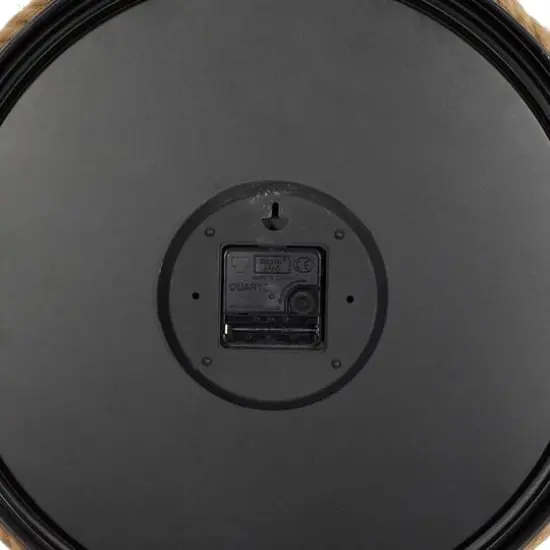 White Coastal Metal Wall Clock {6}