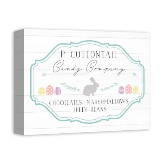 P Cottontail Candy Co 14" x 11' Canvas Wall Art {3}