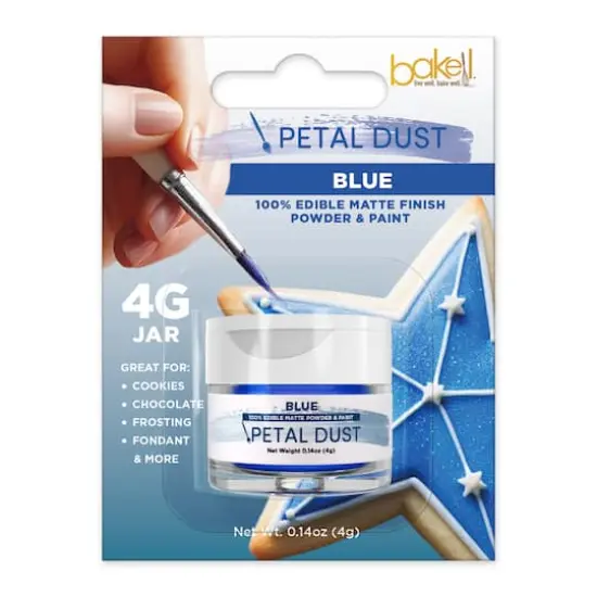 Bakell&reg; Petal Dust Edible Matte Finish Powder Blue {1}
