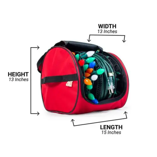 Santa's Bags Christmas Light Storage Reels & Organizer {10}