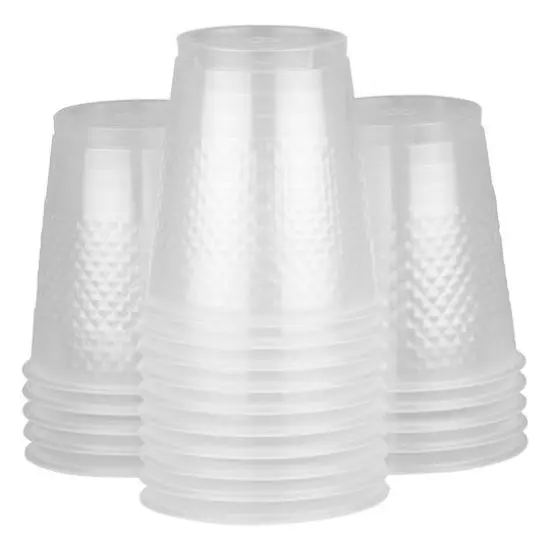 JAM Paper 12oz.Plastic Party Cups, 20ct. Clear {1}