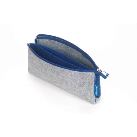 Itoya&reg; ProFolio&reg; Midtown Pouch Gray and Blue {1}