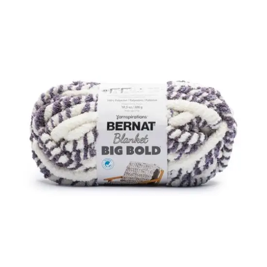 Bernat&reg; Blanket Big Bold&trade; Yarn Purple Bold {1}