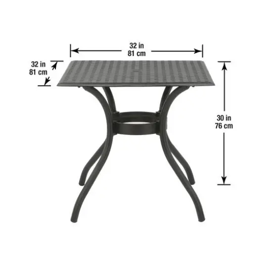 Bourton Collection All-Weather Dining Table {6}
