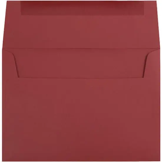 JAM Paper 4.75" x 6.5" Premium Invitation Envelopes, 50ct. Dark Red {4}