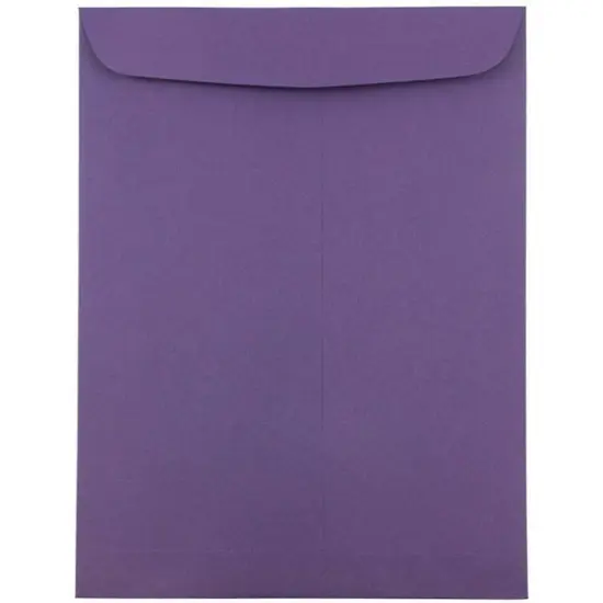 JAM Paper 9" x 12" Dark Purple Open End Catalog Premium Envelopes {1}