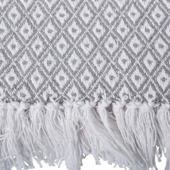 DII&reg; Gray Mini Diamond Throw {5}