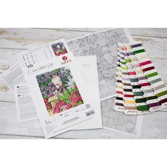 Luca-s Gentle Affection Counted Cross Stitch Kit {5}