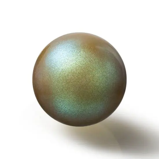 Preciosa Maxima 8mm Pearlescent Glass Nacre Pearls, 20ct. Khaki {1}