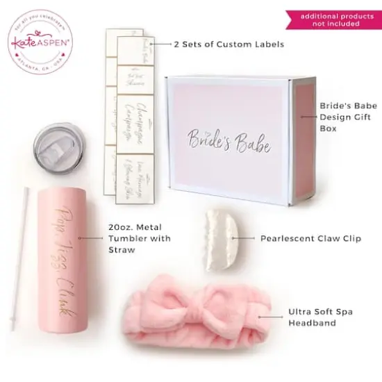 Kate Aspen&reg; Bride's Babe Bridesmaid Gift Box Kit {7}