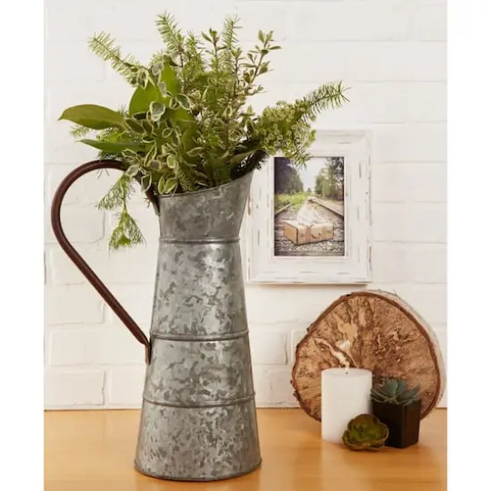 DII&reg; 16" Galvanized Farmhouse Pitcher {4}