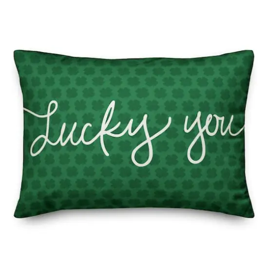 Lucky Me Throw Pillow {3}