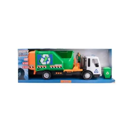 Funrise Mighty Fleet Titans Go Green Garbage Truck {9}