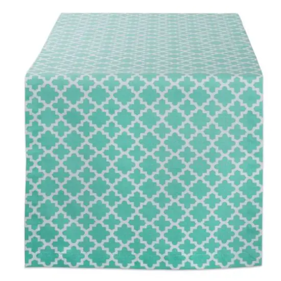 DII&reg; 72" Aqua Lattice Table Runner {1}