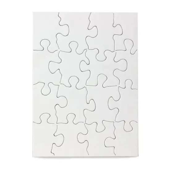 Hygloss&reg; Compoz-A-Puzzle&reg; 16 Piece Puzzle Set, 24ct. {1}