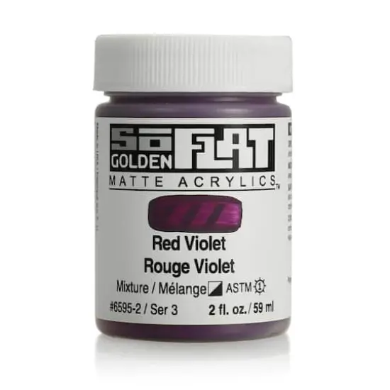 Golden&reg; 2oz. SoFlat Matte Acrylic Paint Red Violet {1}