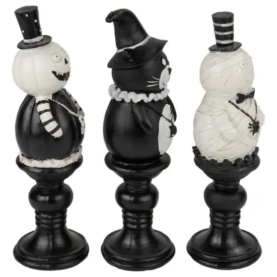 8" Halloween Candlestick Set {3}