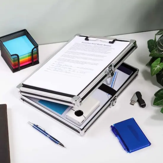 Vaultz Black Storage Clipboard {6}