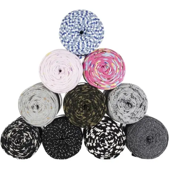 10 Pack: Hoooked Zpagetti Printmix Yarn Set {3}