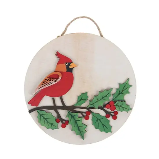 6" Cardinal Plaque DIY Wood D&eacute;cor Kit by Make Market&reg; {3}